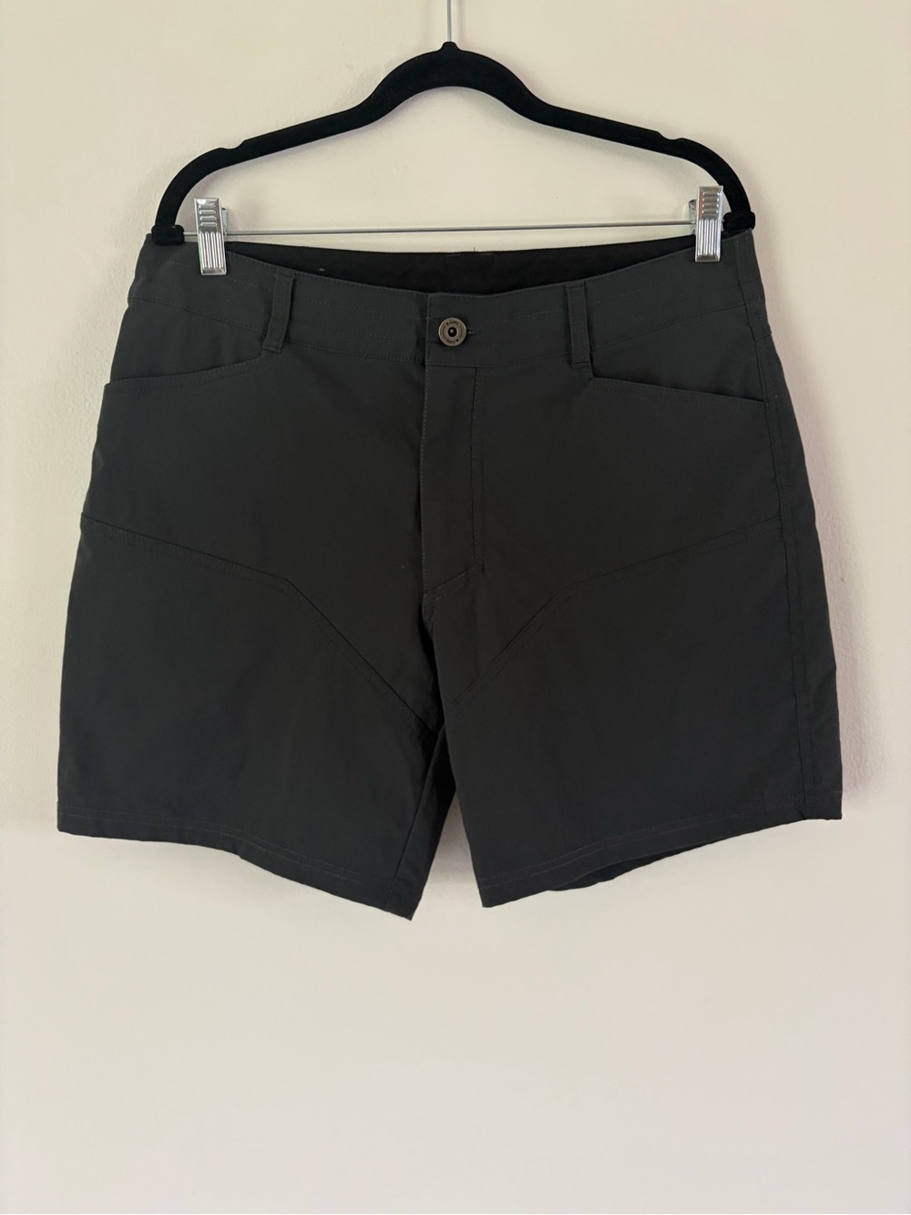KÜHL Renegade Rock Shorts Charcoal Gray Hiking Outdoor Performance Size 34
